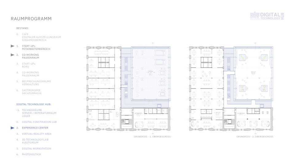 Grundrisse 1-2. OG