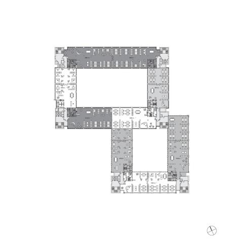Grundriss Regelgeschoss Multi Tenant