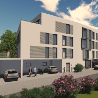 neubau mehrfamilienhaus mit 8 pkw stellplätze im UG