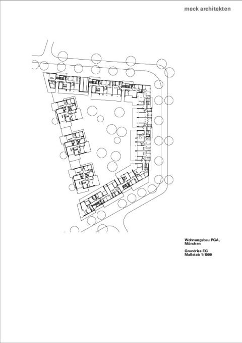 Grundriss Erdgeschoss M 1:1000