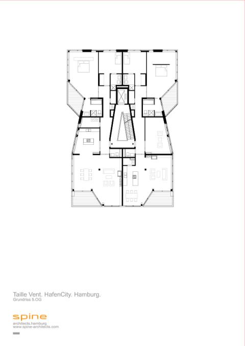 Grundriss 6. Obergeschoss