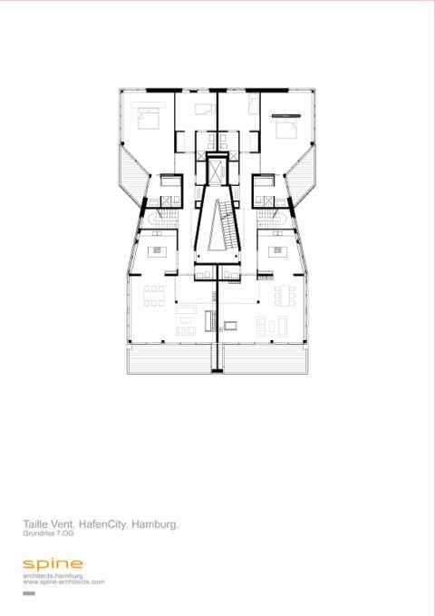 Grundriss 7. Obergeschoss