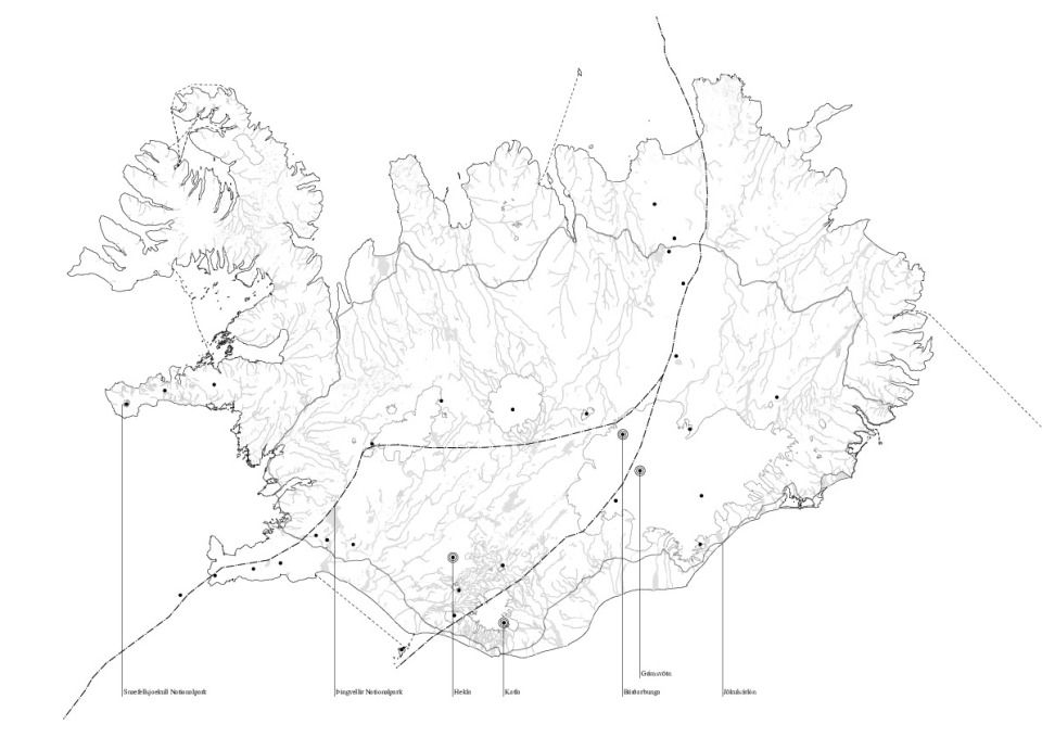Island - Kontinentalplatten, Vulkane, Gletscher, Flüsse
