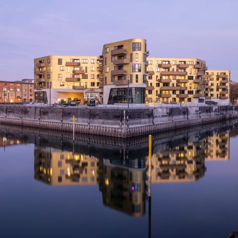 Wohngebäude DOXX im Zollhafen Mainz