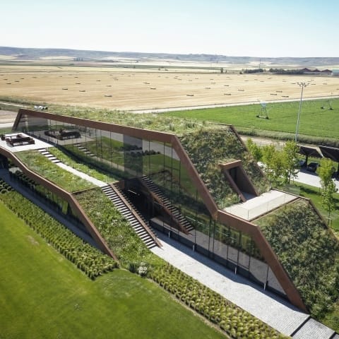 Bürogebäude der Farming Agrícola