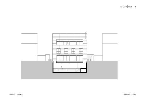 Haus K3 Südansicht