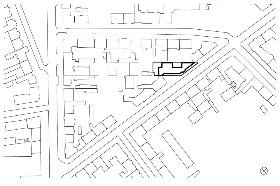 Lageplan im Kiez