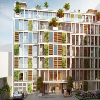 Innovatives Wohnbauprojekt mit urbaner Öko-Fassade