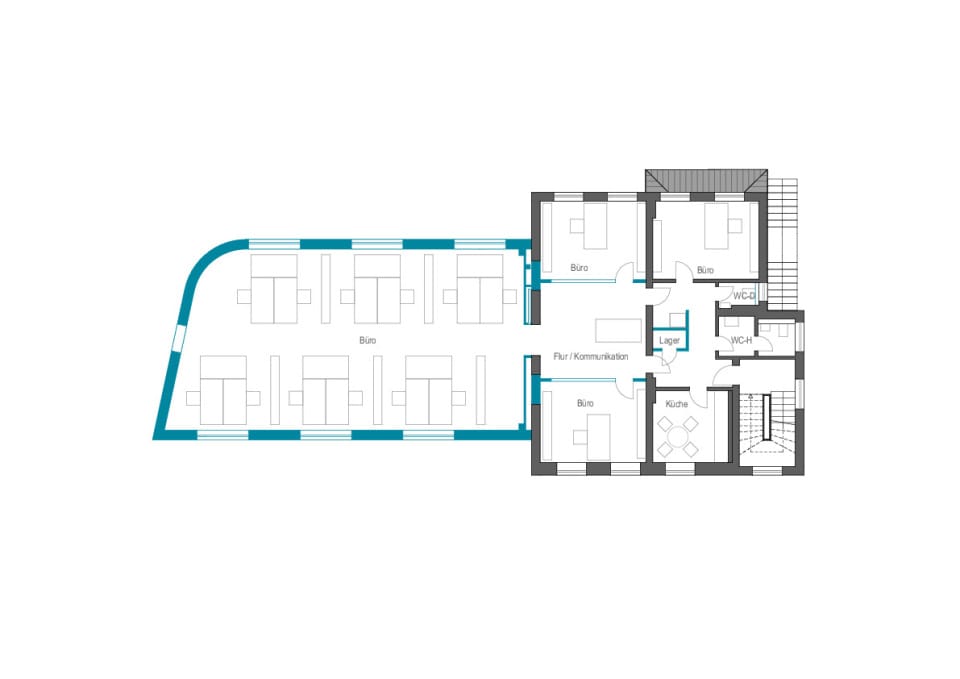 Grundriss Obergeschoss