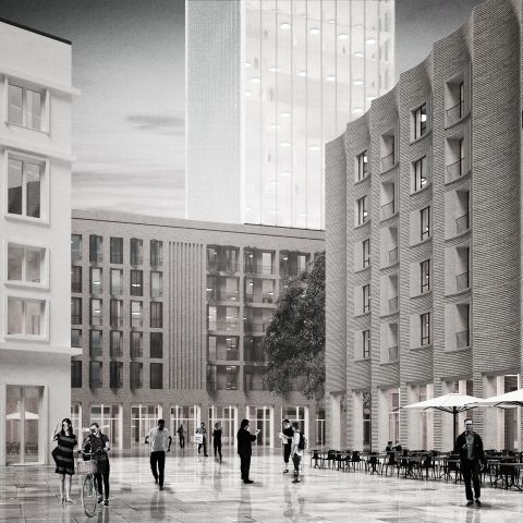 Städtebau an der Urania in Berlin