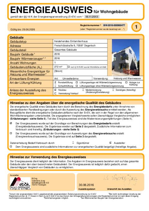 Energieausweis