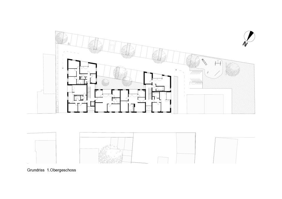 Grundriss 1. Obergeschoss