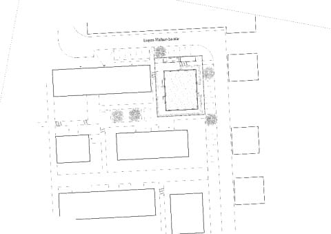 Holzbaustein – Lageplan 500
