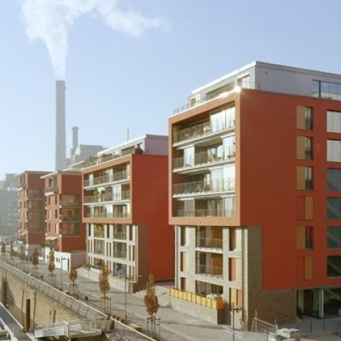 Qwaterwest, Wohnen im Westhafen der Stadt Frankfurt am Main