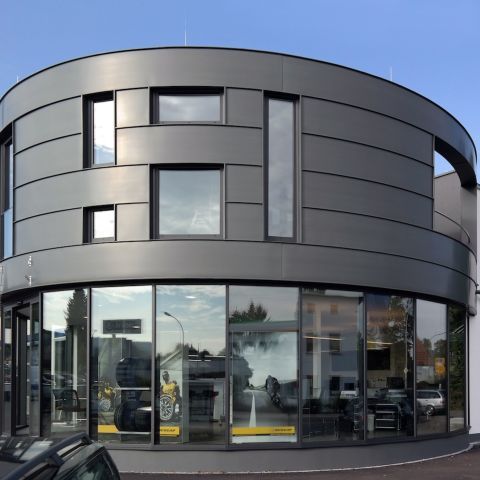 Neubau Büro- und Verkaufsgebäude Reifen Brod, Lauterbach