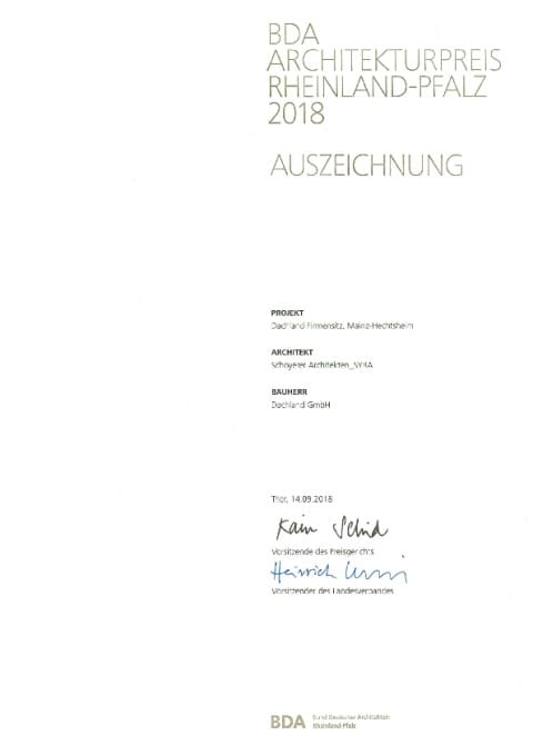 BDA Architekturpreis 2018
