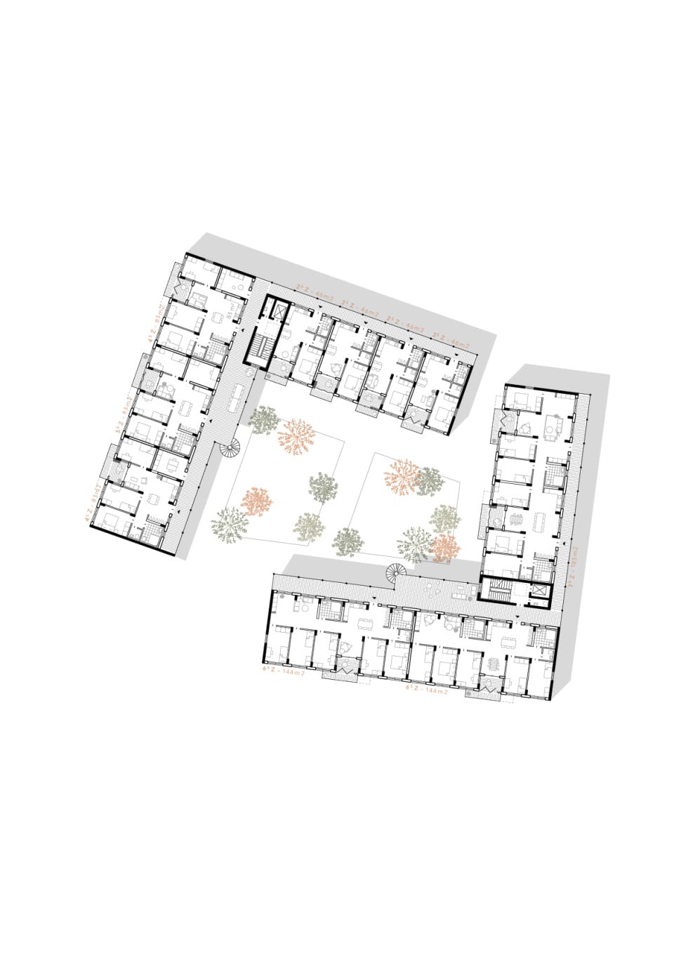 Grundriss 1. Obergeschoss