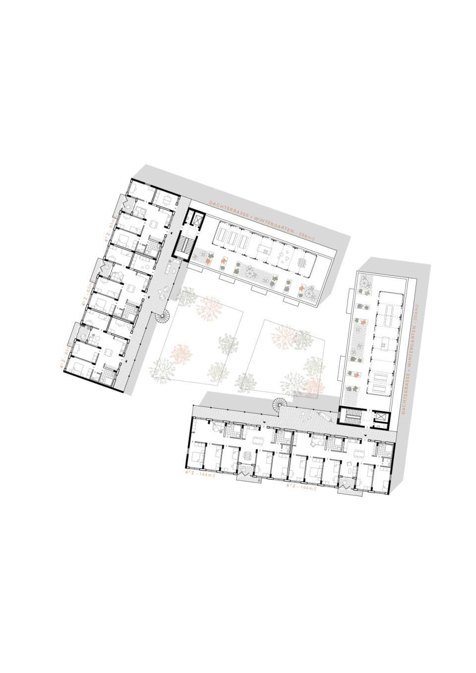 Grundriss 4. Obergeschoss