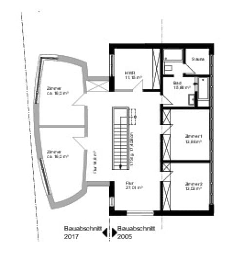 Grundriss 1. Obergeschoss
