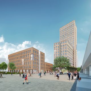 Holz-Hochhaus 