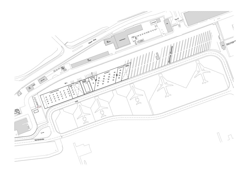 Winterdienstgebäude Lageplan M 1:100