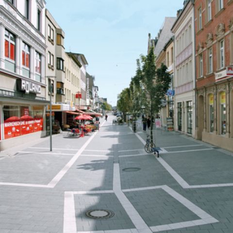 Fußgängerzone, Neuwied am Rhein