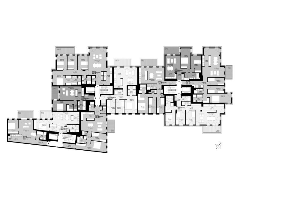 Grundriss Haus 3, 3. OG
