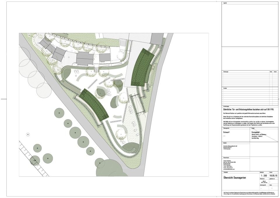 Fabrinsky Lageplan Europabad Karlsruhe