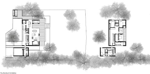 Haus vN Grundriss EG + OG