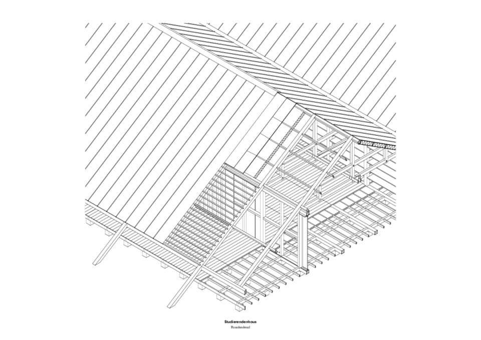 Studierendenhaus — Fassadendetail