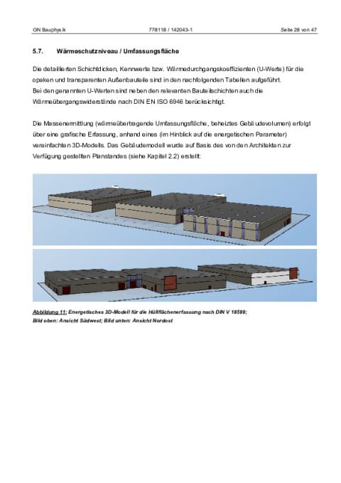 Bauteil - Neubau