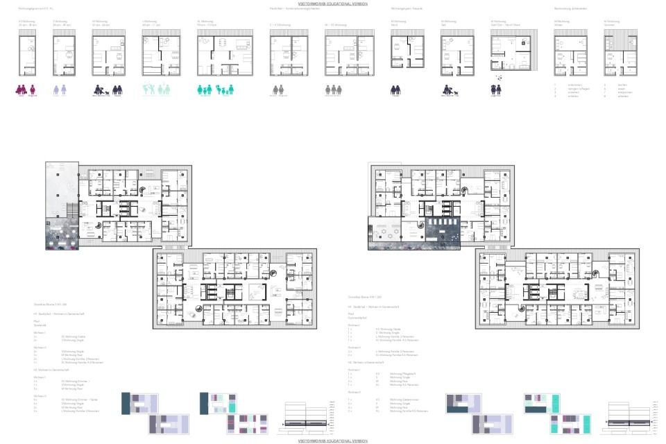 Grundriss Ebene +3 I +4