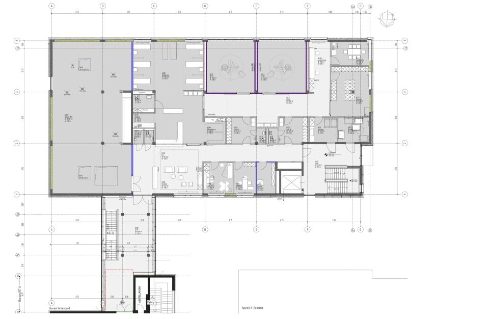 Grundriss OG2 / OP-Trakt