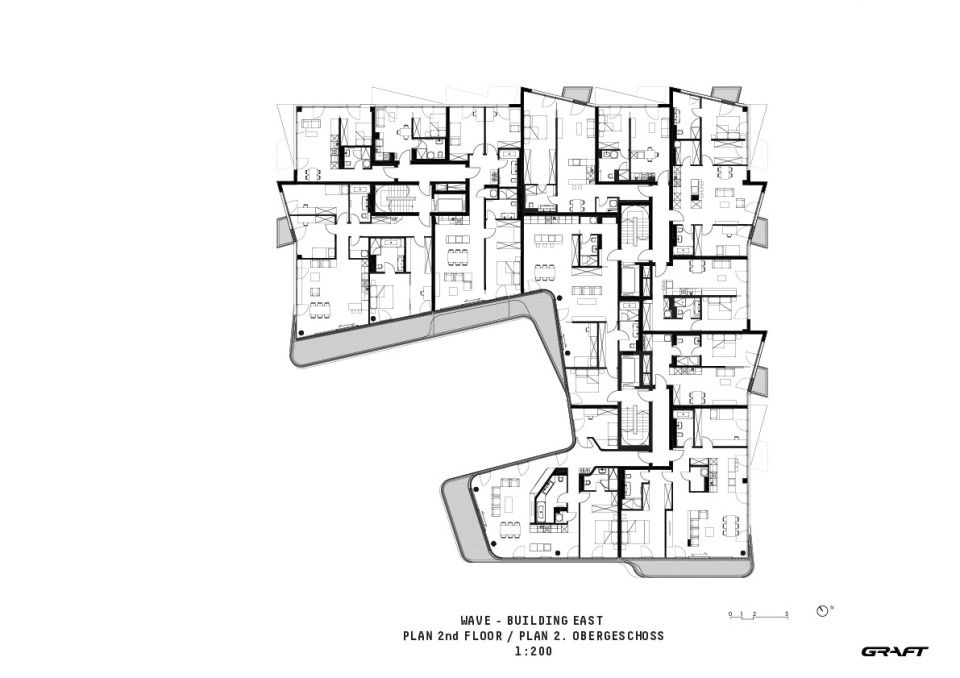 Grundriss 2. OG / Gebäude Ost