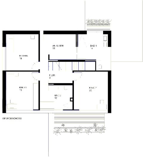 Grundriss Obergeschoss