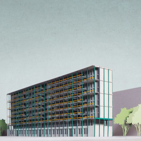 WohnWerk - Eine hybride Wohnmaschine für das Münchner Werksviertel