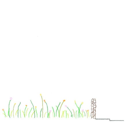 Der Garten hinter der Mauer