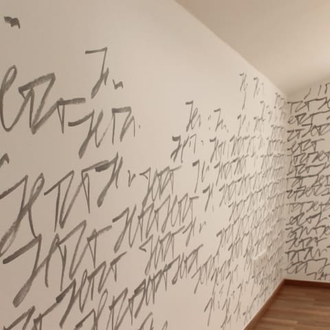 Schriftkunst Privatgebäude