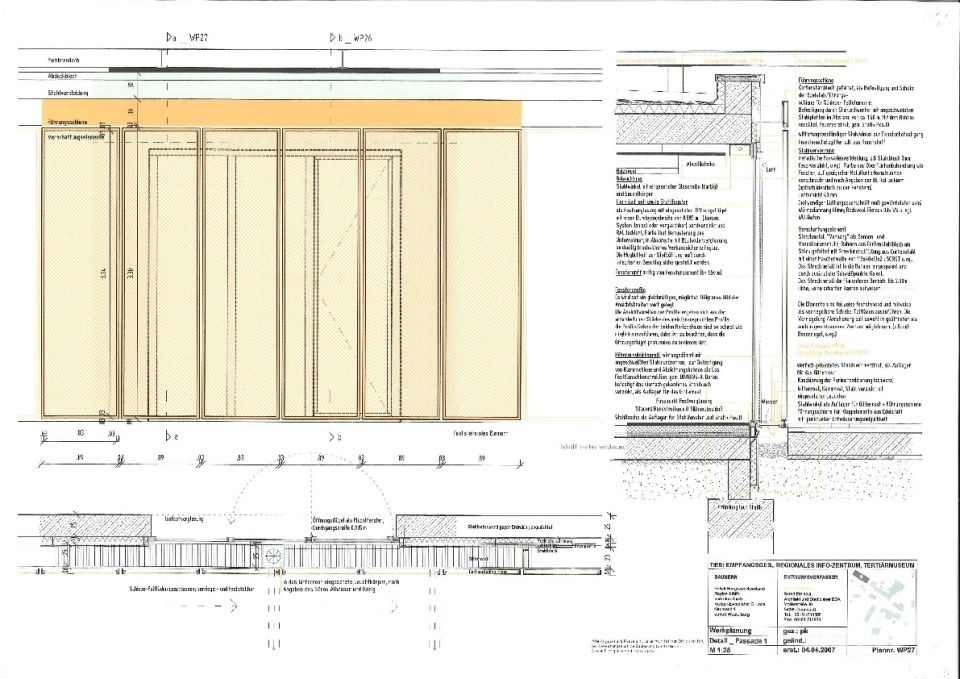 Faltfassade Cortenstahl Detail 2