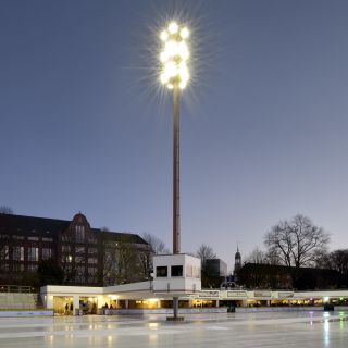 Historische Eisbahn im Park „Planten un Blomen“, Hamburg