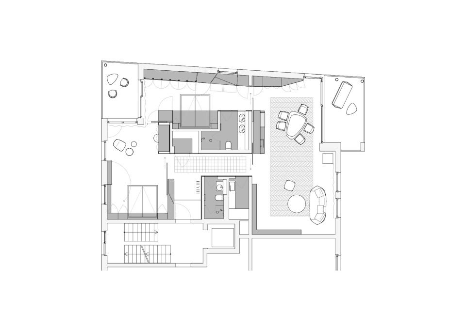 Grundriss Wohnung K