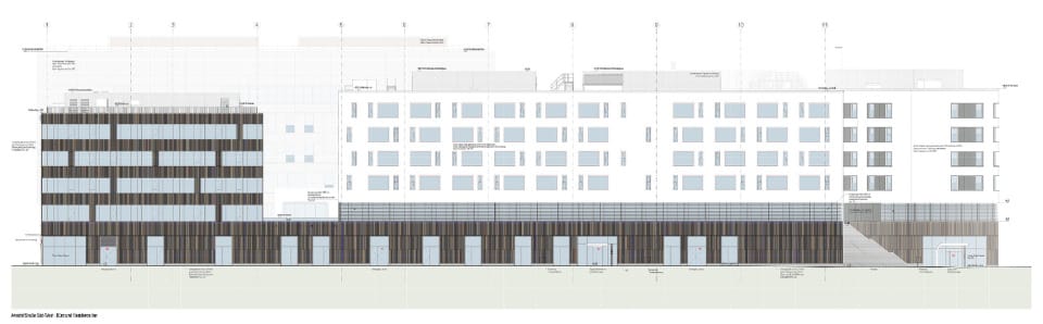 Ansicht Süd-West - Plaza Grafinger Straße