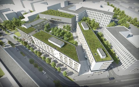 Massenmodell - Plaza Grafinger Straße