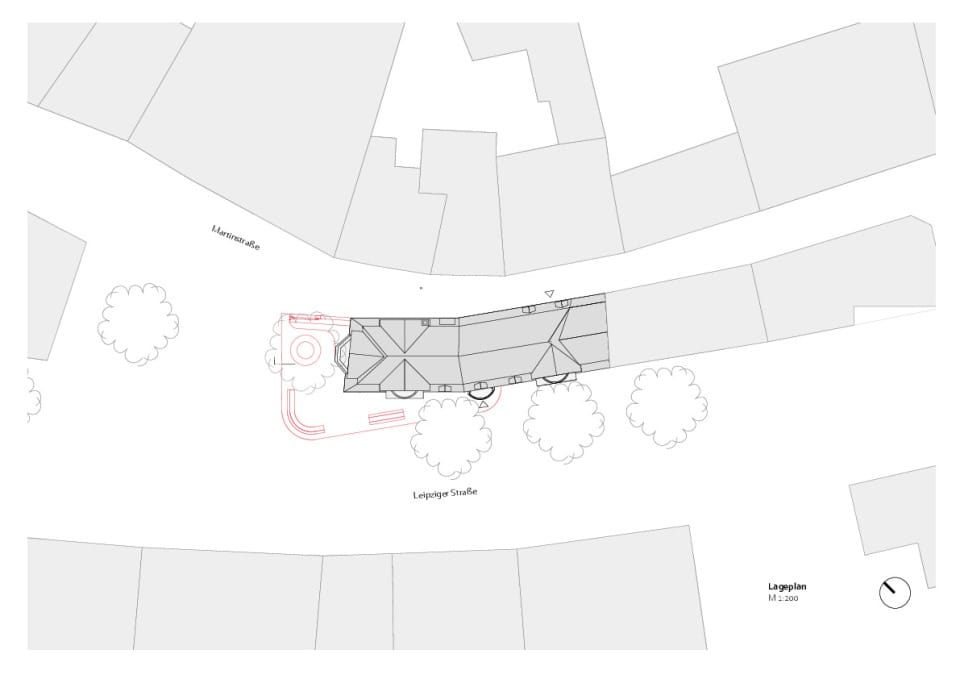 Lageplan 1:2000