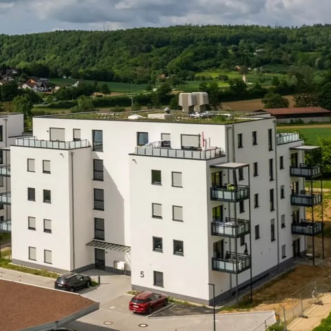 Moderne Punkthäuser in Mosbach