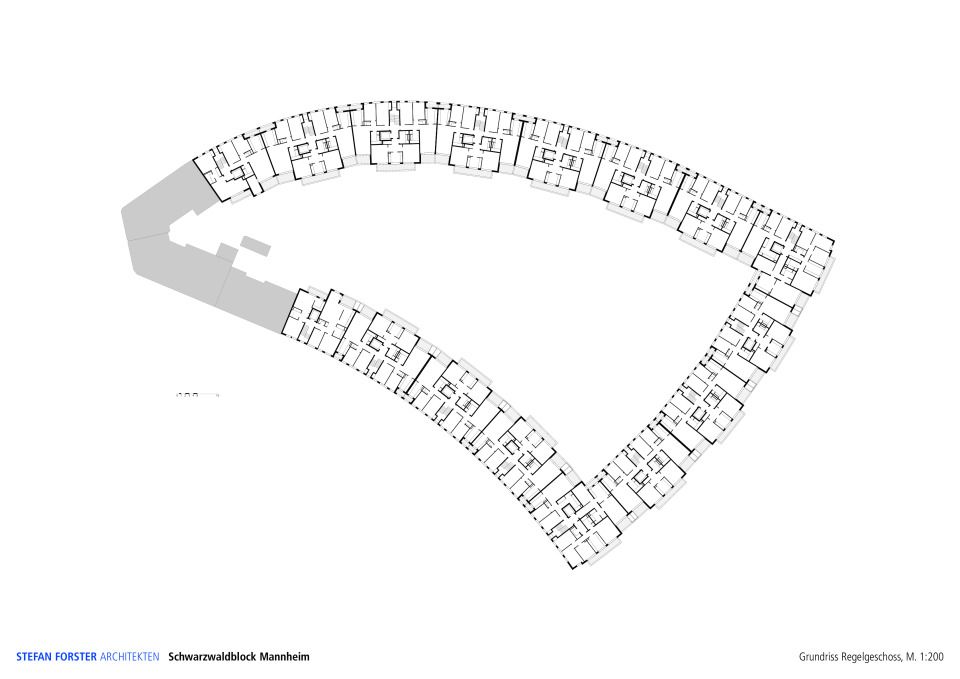 Regelgeschoss gesamter Schwarzwaldblock