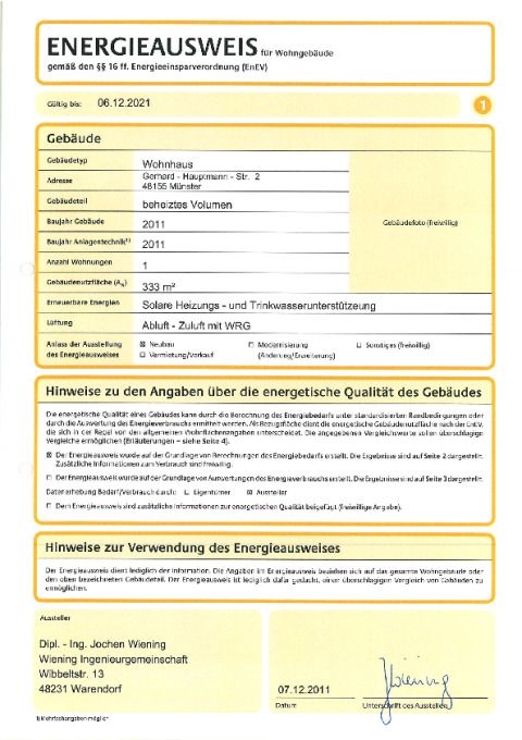 Energieausweis