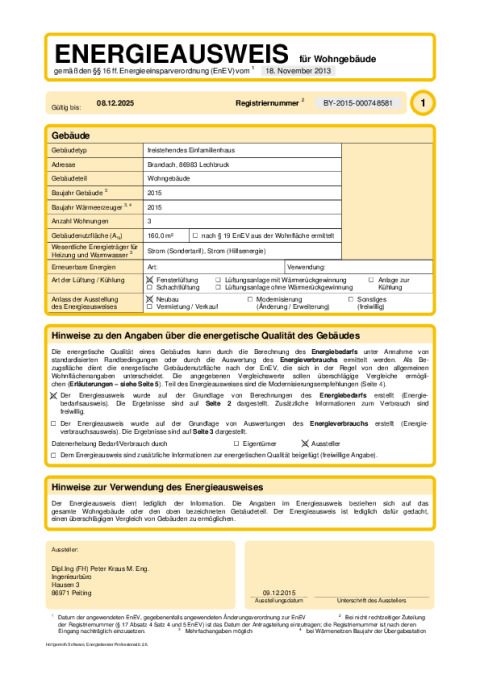 Energieausweis