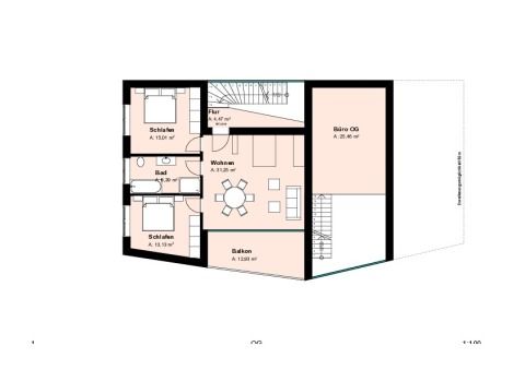 Grundriss Obergeschoss