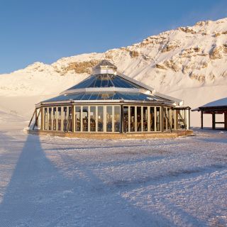Restaurant „Gletschergarten“ auf der Zugspitze